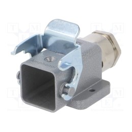 1 pcs x AMPHENOL - C14630N0035004 - Enclosure: for HDC connectors, C146, size A3, with latch, M20