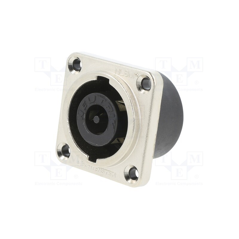 1 pcs x NEUTRIK - NL8MPRXX - SPEAKON PANEL 8POLE