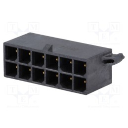 1 pcs x MOLEX - 1720650012 - Socket, wire-board, male, Mega-Fit, 5.7mm, PIN: 12, UL94V-0, 23A
