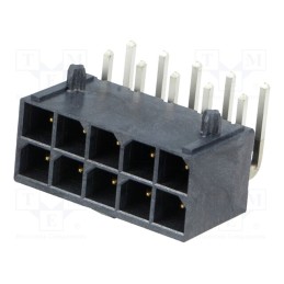 1 pcs x MOLEX - 1720640010 - Socket, wire-board, male, Mega-Fit, 5.7mm, PIN: 10, UL94V-0, 23A