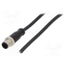 1 pcs x DEGSON ELECTRONICS - PM-M12D-04P-MM-SL8A01-00A(H) - Plug, M12, PIN: 4, male, D code-Ethernet, IP65,IP67, 250V, 4A, cable