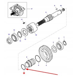 Va028131 PTO drive o-ring
