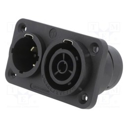 1 pcs x NEUTRIK - NAC3PX-TOP - TRUE1 TOP MAINS IN OUTLET CHASSIS CBC