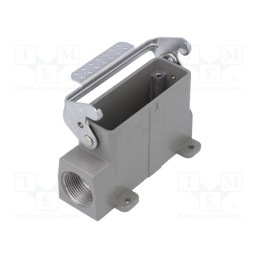 1 pcs x DEGSON ELECTRONICS - D16A-SF-1L-M25 - Enclosure: for HDC connectors, size D16A, with latch, angled