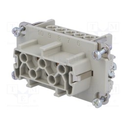 1 pcs x AMPHENOL - C14610B0031023 - Connector: HDC, contact insert, female, C146, PIN: 5, 5+PE, size E10