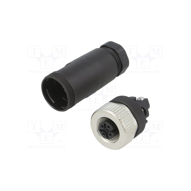 1 pcs x WEIDMu00dcLLER - 1807250000 SAIB-5/9 - Plug, M12, PIN: 5, female, A code-DeviceNet / CANopen, for cable