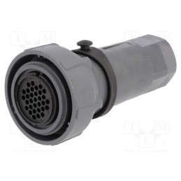 1 pcs x BULGIN - PXP7010/32S/CR/0911 - Connector: circular, plug, female, PIN: 32, w/o contacts, for cable