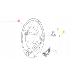 100858991 drum flange