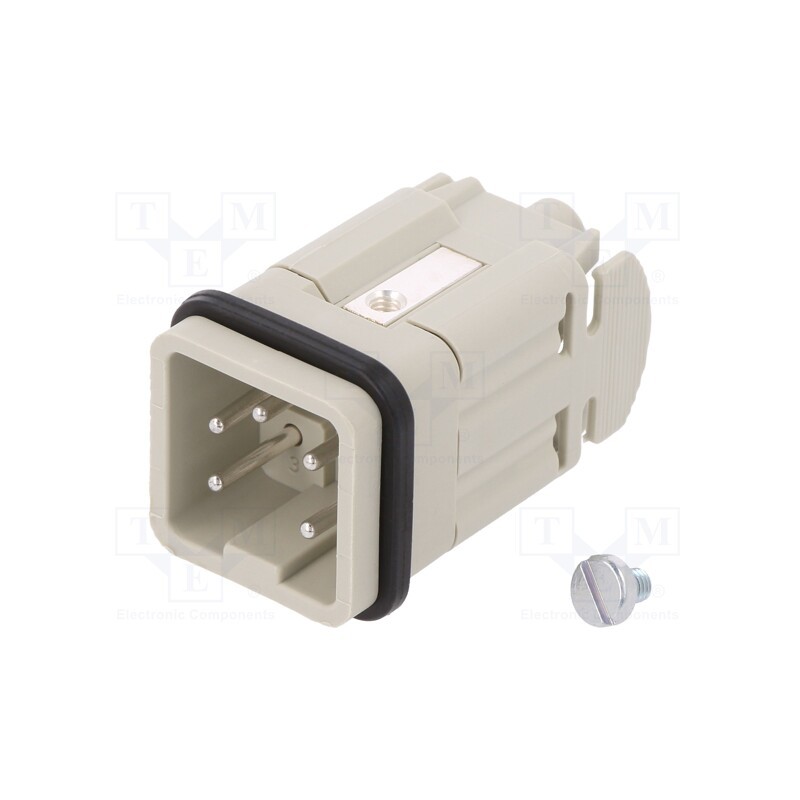 1 pcs x WIELAND - 73.310.0453.0 - Connector: HDC, male, PIN: 5, size 3, contact insert, 400V, 10A