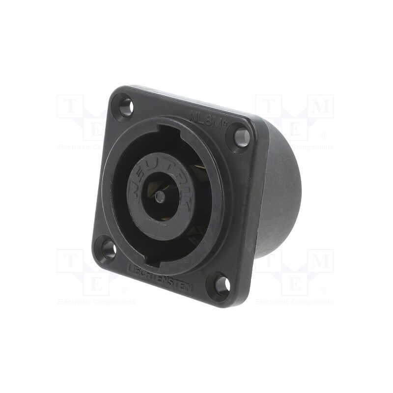 1 pcs x NEUTRIK - NL8MPRXX-BAG - SPEAKON PANEL 8POLE