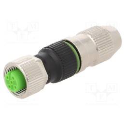 1 pcs x MURR ELEKTRONIK - 7000-12601-0000000 - Plug, M12, PIN: 4, female, A code-DeviceNet / CANopen, for cable