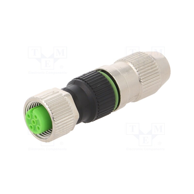 1 pcs x MURR ELEKTRONIK - 7000-12601-0000000 - Plug, M12, PIN: 4, female, A code-DeviceNet / CANopen, for cable