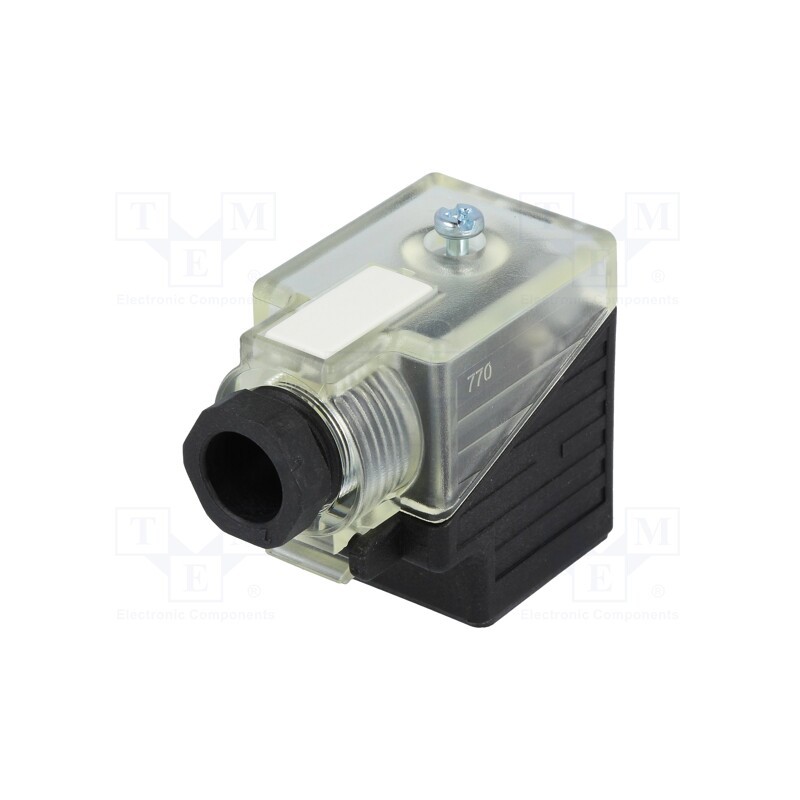 1 pcs x MURR ELEKTRONIK - 7000-29021-0000000 - Connector: valve connector, plug, form A, 18mm, female, PIN: 3, 24V