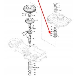Lca91598 bearing washer