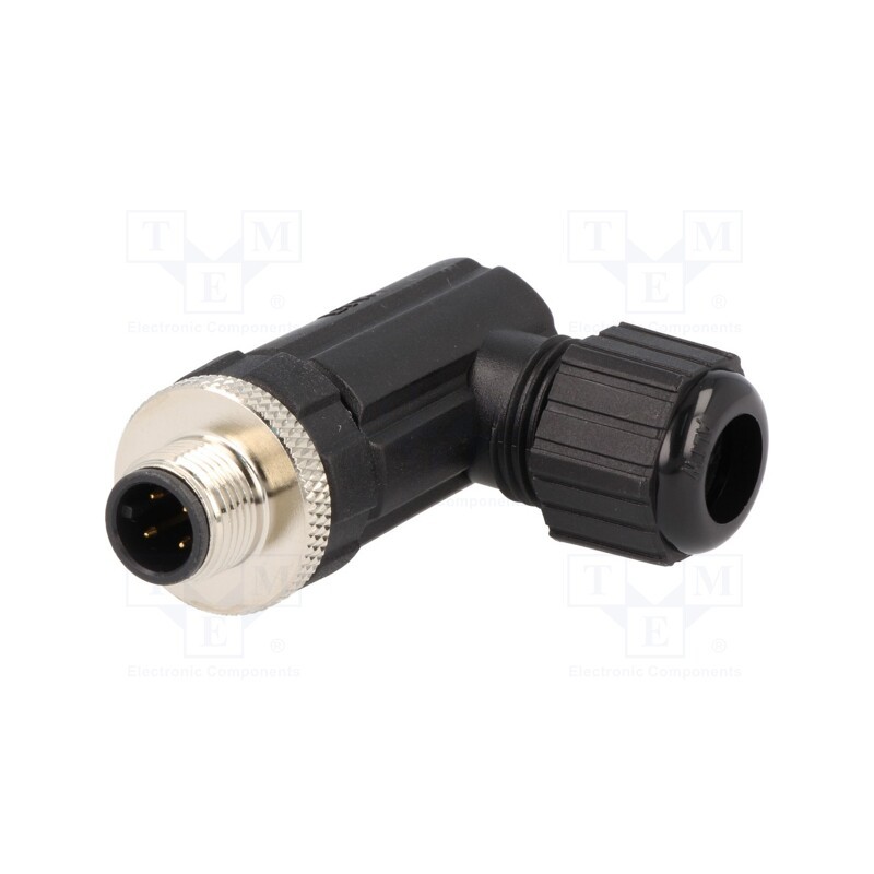 1 pcs x AMPHENOL LTW - M12A-04BMMB-SR7001 - Plug, M12, PIN: 4, male, A code-DeviceNet / CANopen, for cable