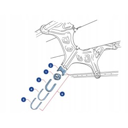 Bearing bush for Claas Lexion Tucano motorbike