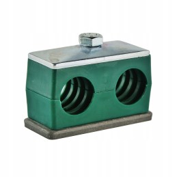 Double clamp 10mm, green hydrolider