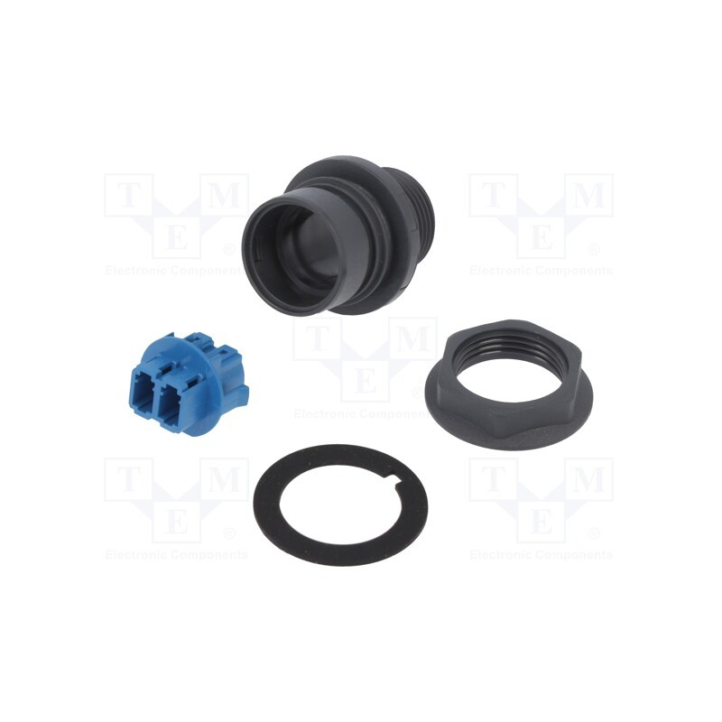 1 pcs x BULGIN - PXF6052C - Connector: fiber optic, PIN: 2, single mode duplex (SM), bayonet