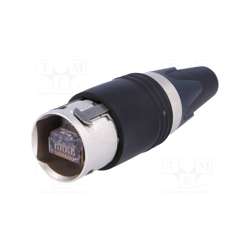 1 pcs x NEUTRIK - NE8MC6-MO - Plug, RJ45, PIN: 8, Cat: 6, shielded, gold-plated, Layout: 8p8c