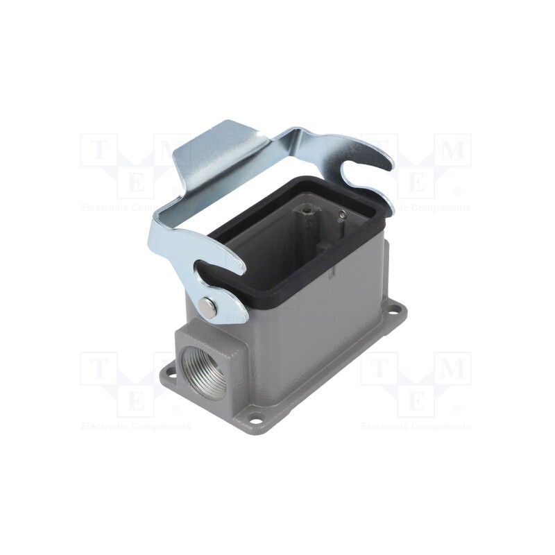 1 pcs x DEGSON ELECTRONICS - D10B-SF-1L-PG16 - Enclosure: for HDC connectors, size D10B, with latch, angled