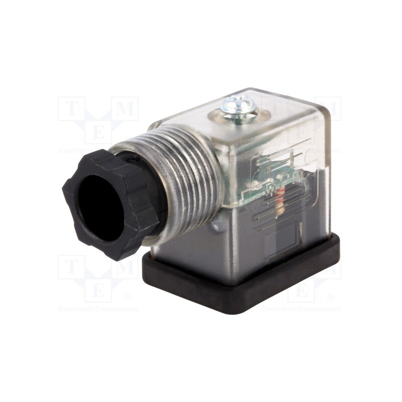 1 pcs x MOLEX - 121064-0097 - Connector: valve connector, plug, form B, 11mm, female, PIN: 3, mPm
