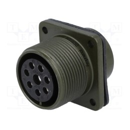 1 pcs x AMPHENOL - DS3102A 18-8S - Connector: circular, size 18, MS/DS, aluminium alloy, olive