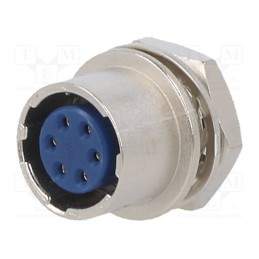 1 pcs x HIROSE - HR10-7R-6S(73) - Connector: circular, HR10, push-pull, socket, 2A, gold-plated