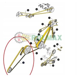 New Holland Inclined Conveyor Belt 84971217