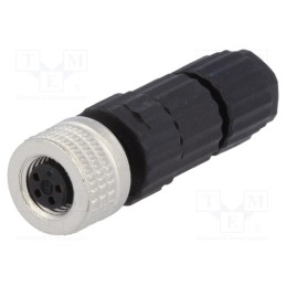 1 pcs x HIRSCHMANN - 933367100 ELKA4008V - Connector: M8, female, PIN: 4, straight, for cable, plug, E, 4A, IP67