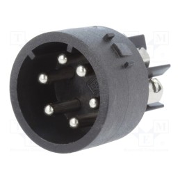 1 pcs x BULGIN - SA3243 - Connector: circular, contact insert, Mini Buccaneer, male, PIN: 6