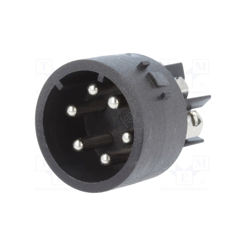 1 pcs x BULGIN - SA3243 - Connector: circular, contact insert, Mini Buccaneer, male, PIN: 6