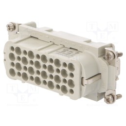 1 pcs x AMPHENOL - C14610B0400002 - Connector: HDC, contact insert, female, C146,heavy|mate D, PIN: 40