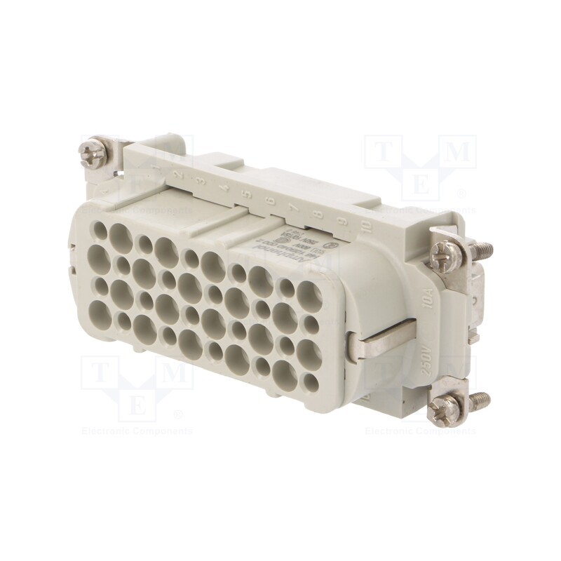 1 pcs x AMPHENOL - C14610B0400002 - Connector: HDC, contact insert, female, C146,heavy|mate D, PIN: 40