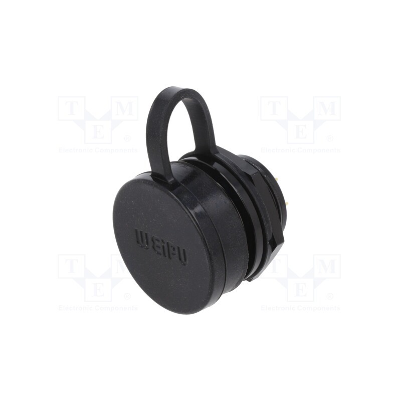 1 pcs x WEIPU - SA2012/P5B-1 - Socket, SA20, male, PIN: 5, IP67, 10A, soldering, 500V, 2mm2, -40÷85°C