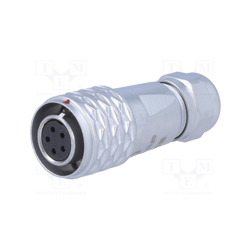 1 pcs x WEIPU - SF1210/S5I - Plug, SF12, female, PIN: 5, IP67, 4÷6.5mm, 5A, soldering, for cable