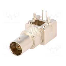 1 pcs x TE Connectivity - 5413879-1 - Socket, BNC, female, angled, 50Ω, THT, on PCBs,front side nut