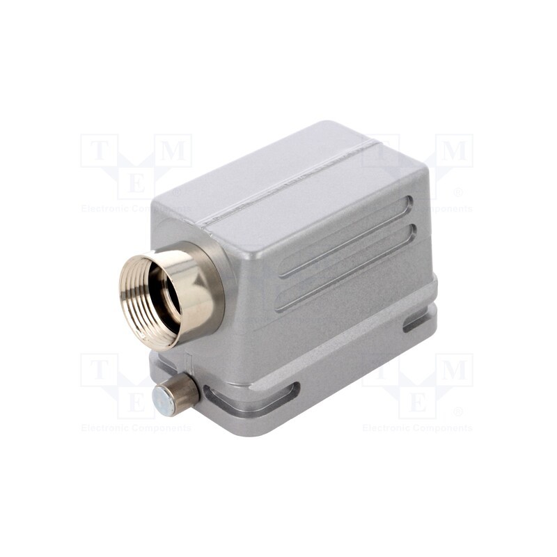 1 pcs x AMPHENOL - C14610G0105061 - Enclosure: for HDC connectors, C146, size E10, for cable, angled