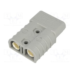 1 pcs x ENCITECH - 1130-0211-04 - Plug, wire-wire, hermaphrodite, PIN: 2, for cable, crimped, grey