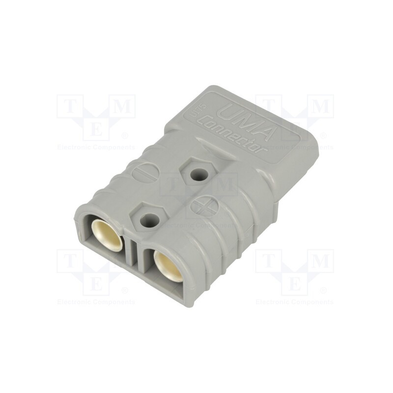 1 pcs x ENCITECH - 1130-0211-04 - Plug, wire-wire, hermaphrodite, PIN: 2, for cable, crimped, grey