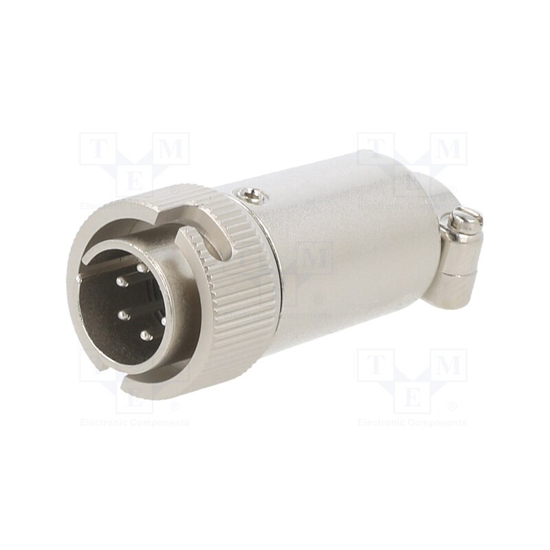 1 pcs x HIROSE - RM12BPE-6PH(76) - Connector: circular, RM,RM12, plug, male, straight, PIN: 6, 500V, 5A