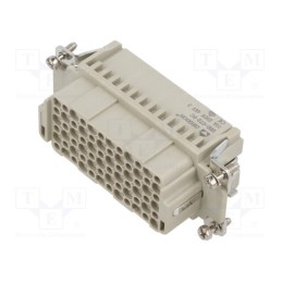 1 pcs x DEGSON ELECTRONICS - DDD-072-FC - Connector: HDC, contact insert, female, DDD, PIN: 72, 72+PE, crimped