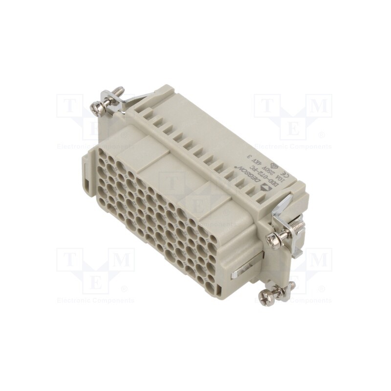 1 pcs x DEGSON ELECTRONICS - DDD-072-FC - Connector: HDC, contact insert, female, DDD, PIN: 72, 72+PE, crimped