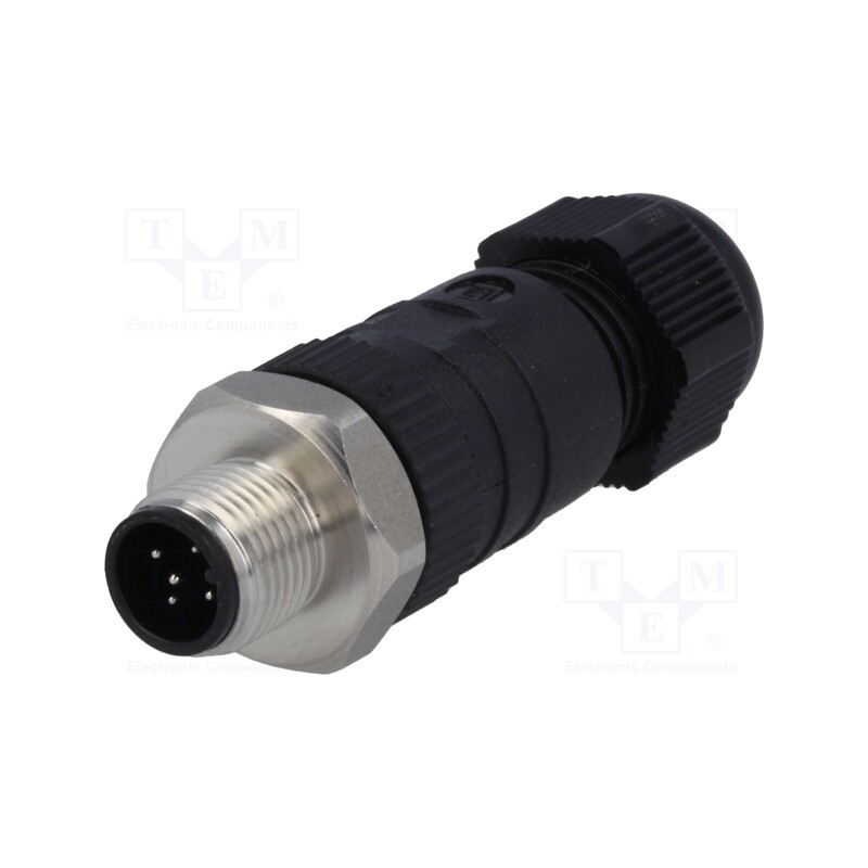 1 pcs x LUMBERG AUTOMATION - 30546 RSCN 5/9 - Plug, M12, PIN: 5, male, A code-DeviceNet / CANopen, for cable