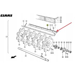174765 00 left flails 2 pieces l1400 mm