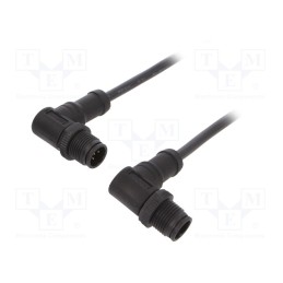 1 pcs x AMPHENOL LTW - MSBP05MR-SBPMR-SB001 - Cable: for sensors/automation, PIN: 5, M12-M12, B code-Profibus