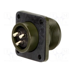 1 pcs x AMPHENOL - DS3102A 14S-1S - Connector: circular, size 14S, MS/DS, aluminium alloy, olive, 13A