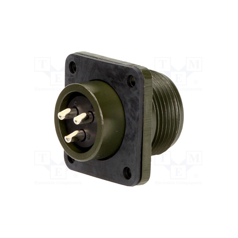 1 pcs x AMPHENOL - DS3102A 14S-1S - Connector: circular, size 14S, MS/DS, aluminium alloy, olive, 13A