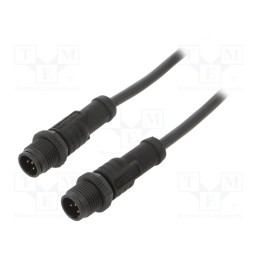 1 pcs x AMPHENOL LTW - MSBP05ML-SBPML-SB001 - Cable: for sensors/automation, PIN: 5, M12-M12, B code-Profibus