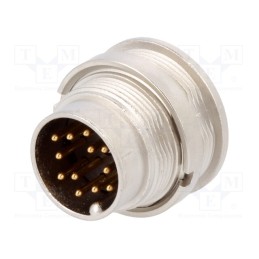 1 pcs x LUMBERG - SGV 120 - Connector: M16, socket, male, soldering, PIN: 12, 3A, 60V, IP40
