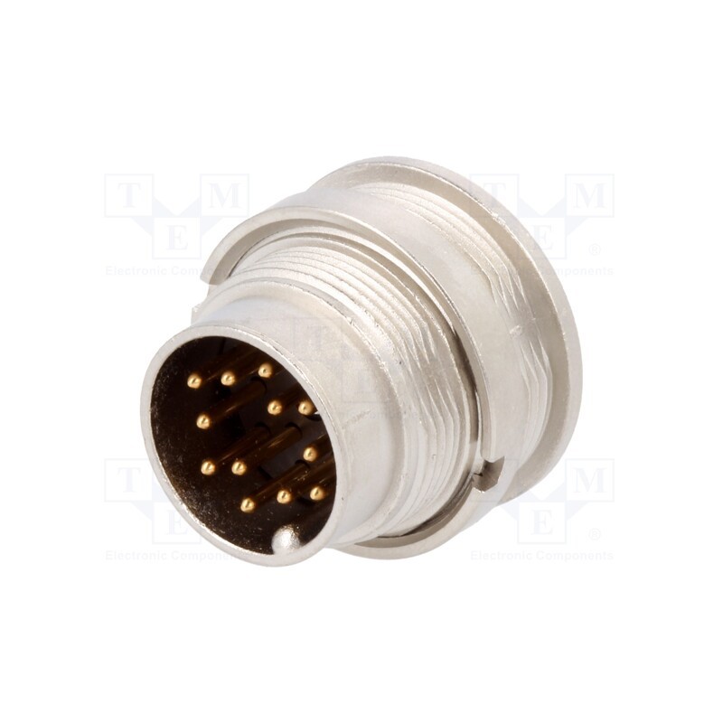 1 pcs x LUMBERG - SGV 120 - Connector: M16, socket, male, soldering, PIN: 12, 3A, 60V, IP40